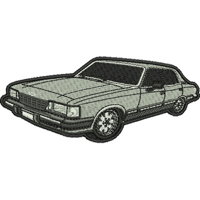 Matriz de matriz Matriz De Bordado Carro Clássico Com Contorno 95